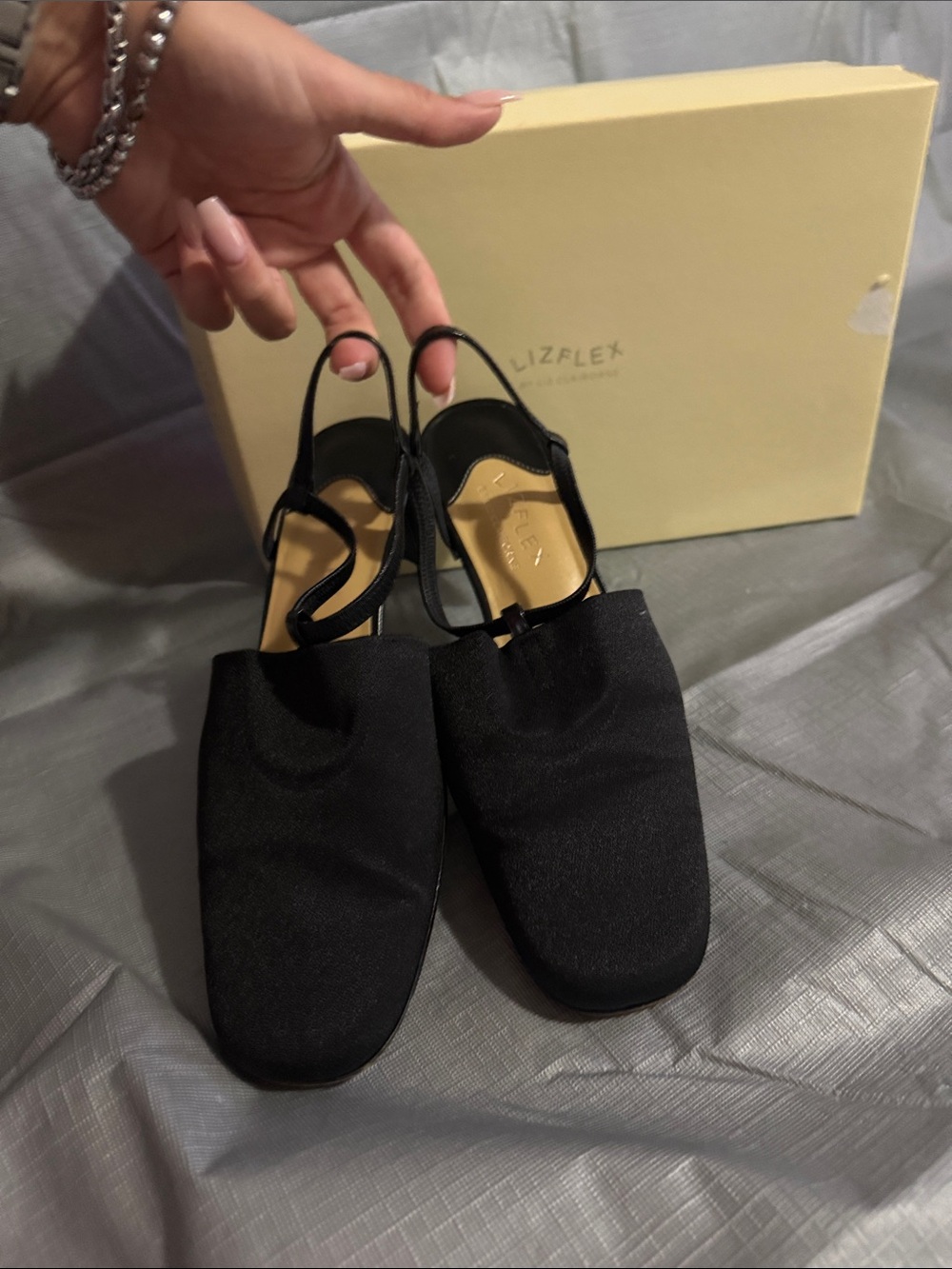 Black Slingback Mules — Sleek Everyday Flats